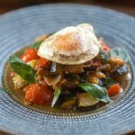 Oven baked Ratatouille with egg