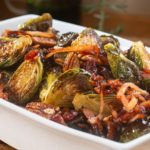 Brussels Sprouts with Bacon and Festive Fixings