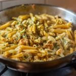 Buttery Cauliflower Garlic Pasta