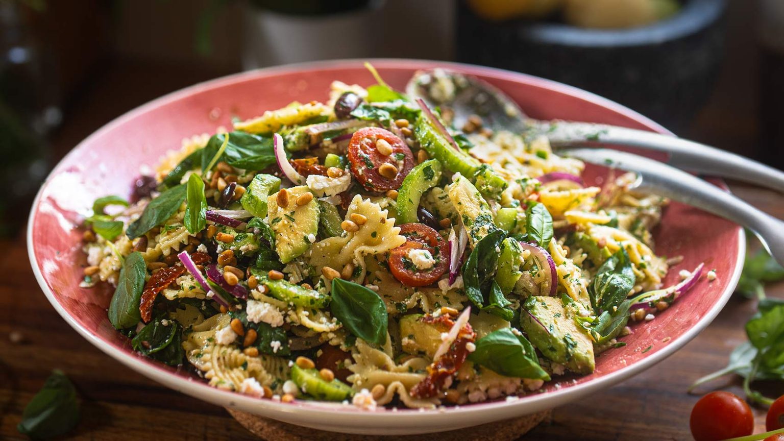 Mediterranean pasta salad
