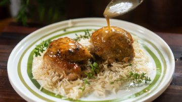 Melt-in-Your-Mouth Honey Mustard Chicken Thighs