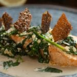 A French-inspired salmon dish