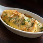 Chicken and Mushroom Crêpes au Gratin