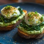 Avocado Yogurt Toast with Poached Egg & Dukkah
