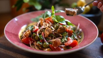 Manzanilla Salad with Olives & Anchovies