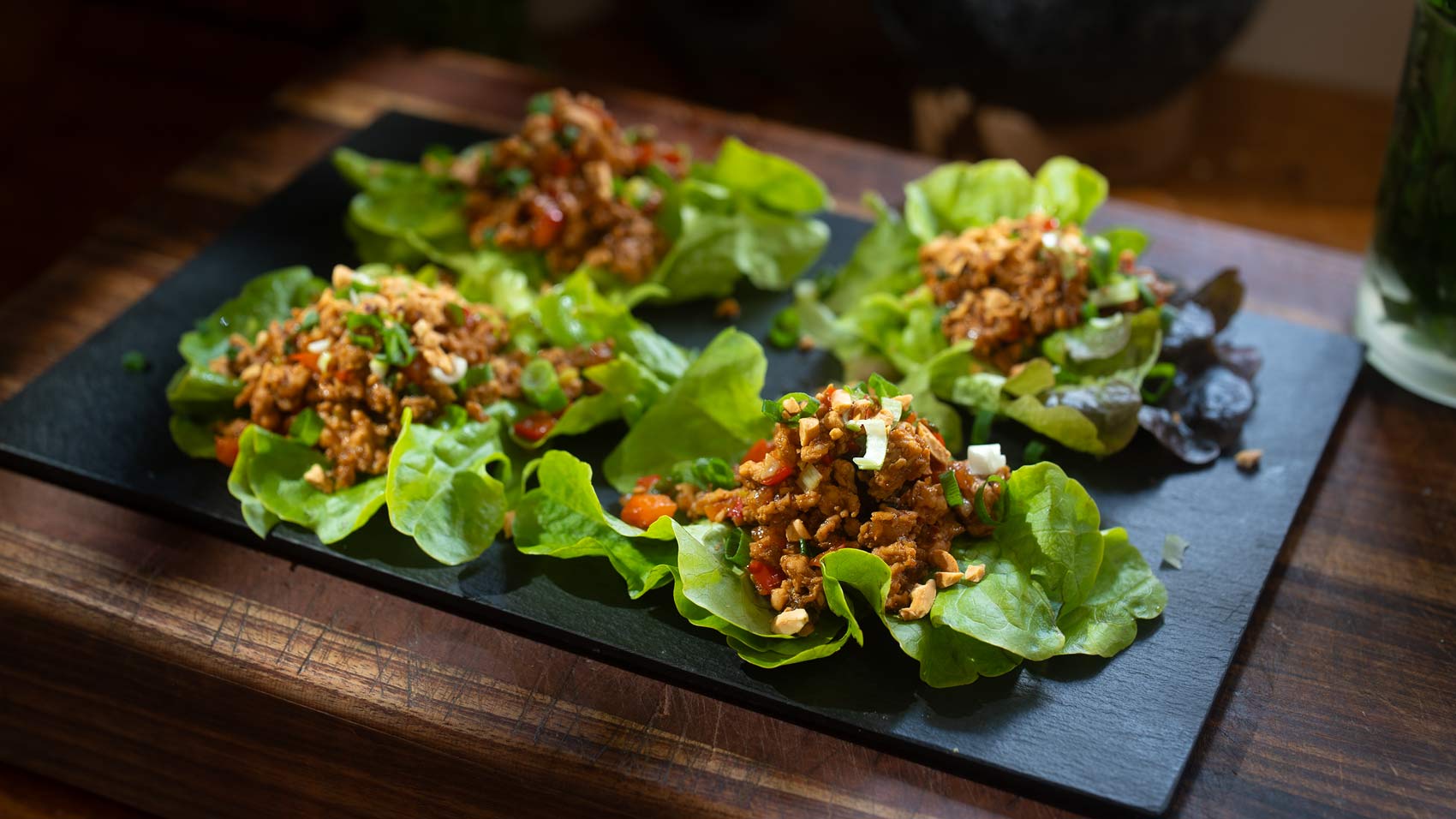 Asian Chicken Lettuce Wraps