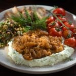 This smoky eggplant and whipped feta dip