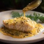Steamed Fish with Lemon Beurre Blanc and Capers