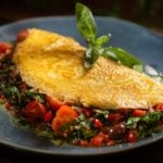 Mediterranean Veg & Feta Omelette