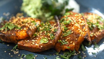 Smashed Sweet Potatoes