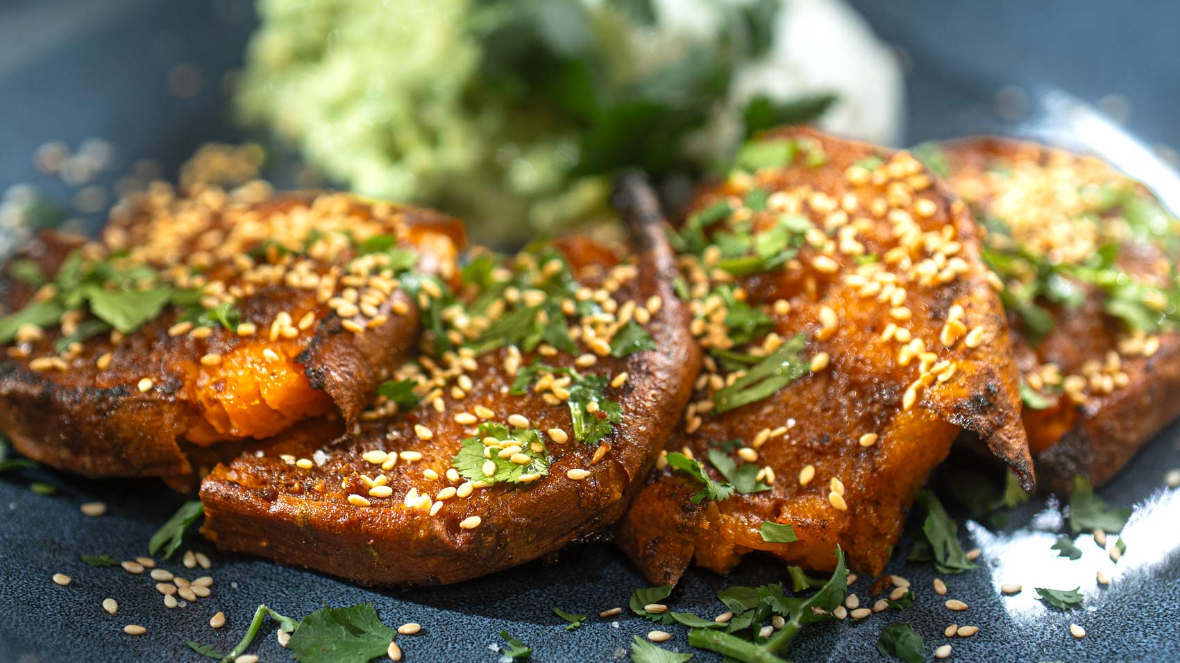 Smashed Sweet Potatoes