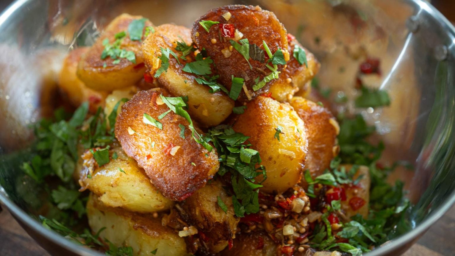 Spiced Indian Roast Potatoes - Easy Meals with Video Recipes by Chef ...