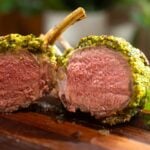 Pistachio-Herb Crusted Rack of Lamb