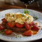 Charred Strawberry on Sourdough