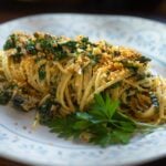 Creamy Lemon Sardine Spaghetti