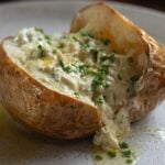 Crispy Baked Potatoes with Gorgonzola