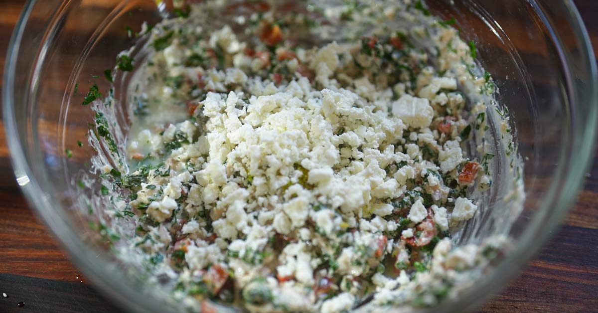 This Feta & Lemon Tuna Salad actually feels like a holiday in a bowl