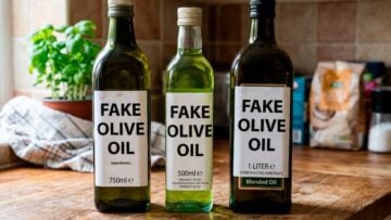 You are buying fake olive oil