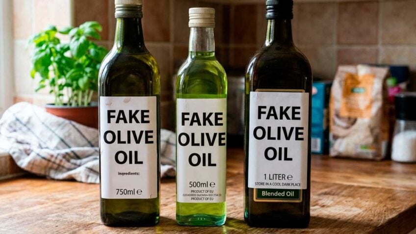 You are buying fake olive oil