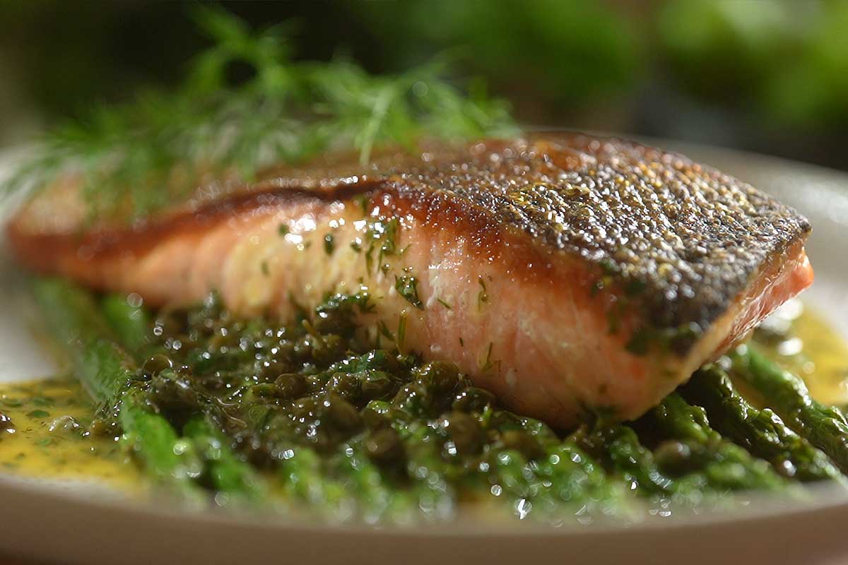 Best crispy skin salmon