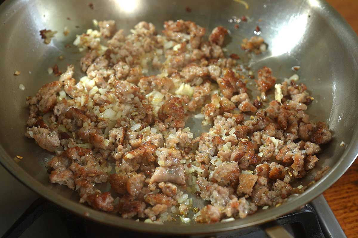 Italian sausage and fennel