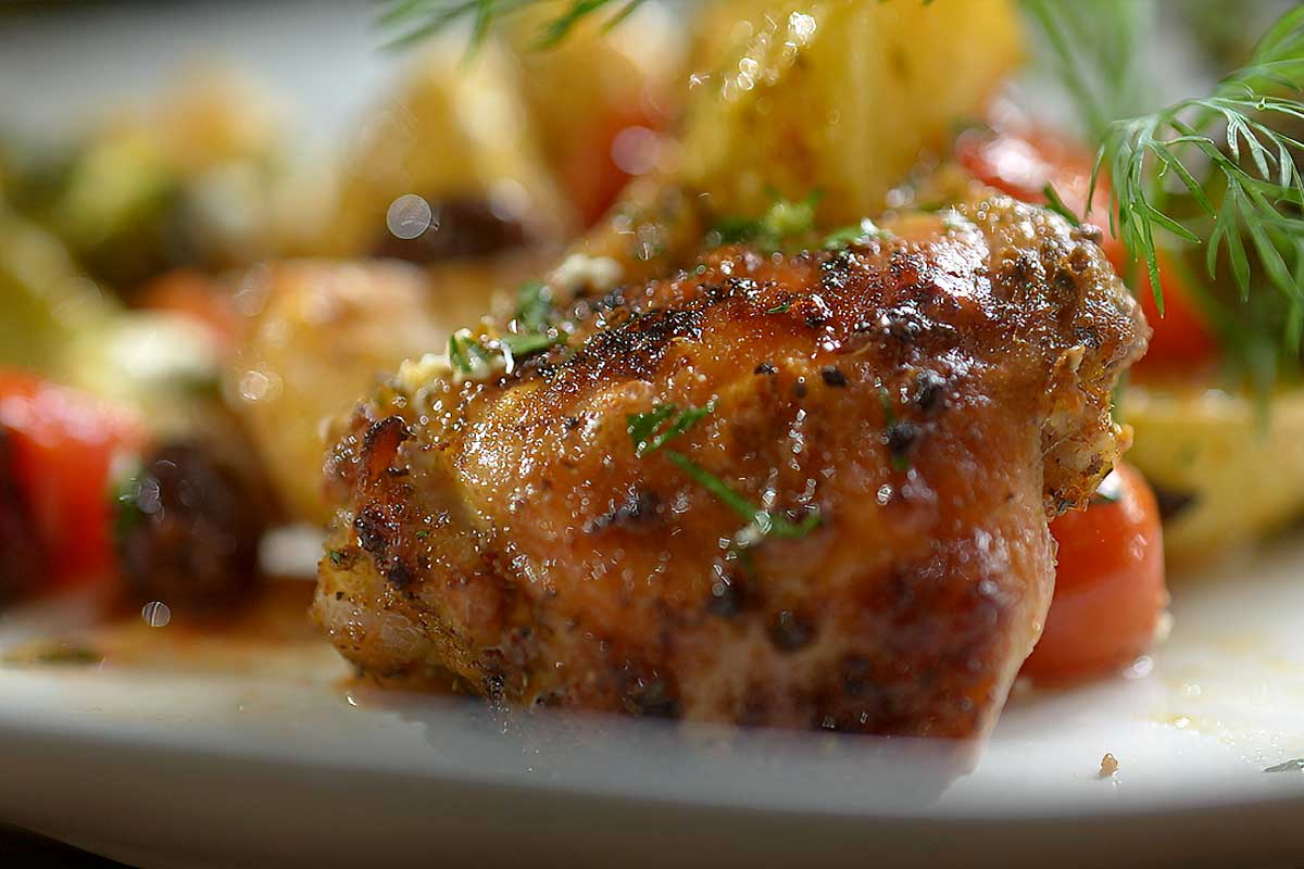 Perfect crispy chicken skin