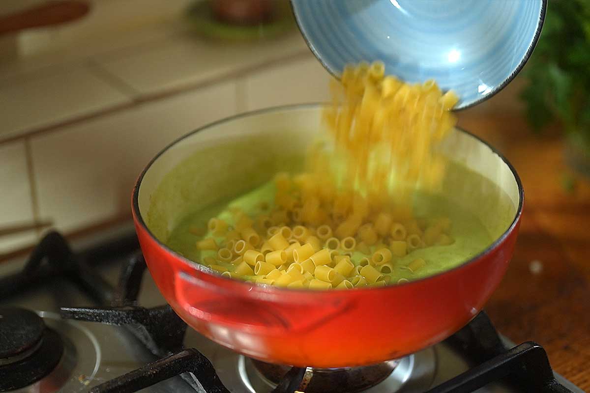 Pasta with no boiling